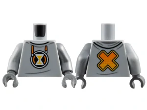 LEGO 973pb5780c01 tělo drmz šedé