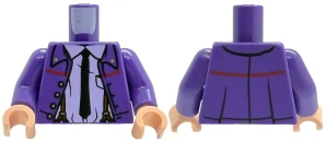 LEGO 973pb6035c01 tělo fialové sako