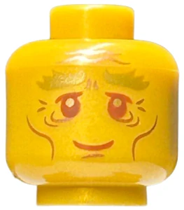 LEGO 3626pb3317 hlava zlatá
