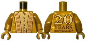 LEGO 973pb4433c01 tělo zlaté 20