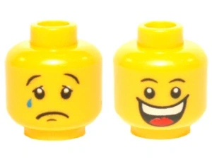 LEGO 3626pb0368 - Obličej oboustranný