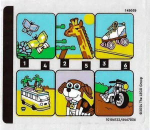 LEGO Sticker Sheet for Set 31147