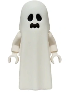 LEGO twn529 - Duch fosforový, Ghost with Wavy Mouth