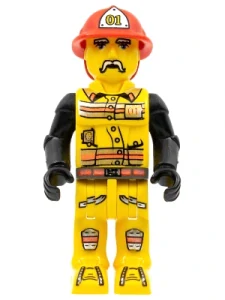 LEGO js001 Fireman in Hat