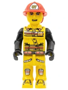 LEGO js007 - Fireman in Hat