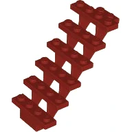 LEGO 30134 SCHODY TMAVĚ ČERVENÉ