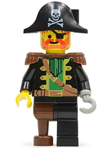 LEGO pi055 Captain Red Beard (Captain Roger)