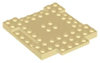 LEGO 15624 PODLOŽKA BÉŽOVÁ 8X8 SE SPOJEM