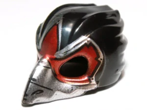 LEGO 12550pb03 Minifigure, Headgear Mask Bird (Raven)