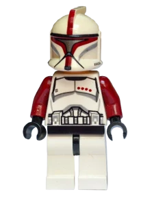 LEGO sw0492 Clone Trooper Captain (Phase 1) - Scowl - zažloutlé