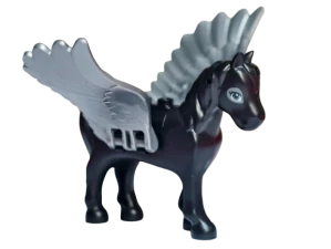 LEGO kůň Pegas černý 2