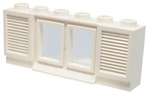 LEGO 646bc01 - Okno, Window 1 x 6 x 2