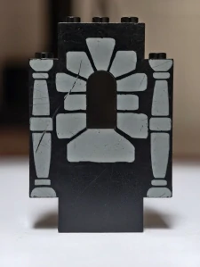 LEGO 4444 panel okna s potiskem kamene - 2. jakost