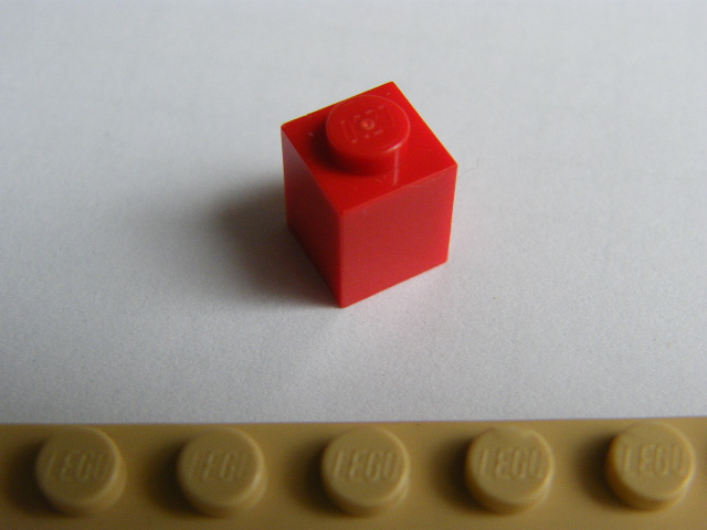 LEGO 3005 - KOSTKA 1X1 ČERVENÁ