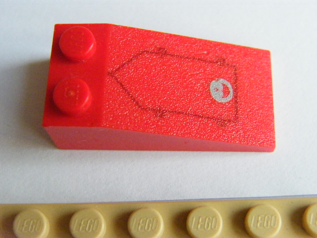 LEGO KAPOTA SW POTISK ČERVENÁ