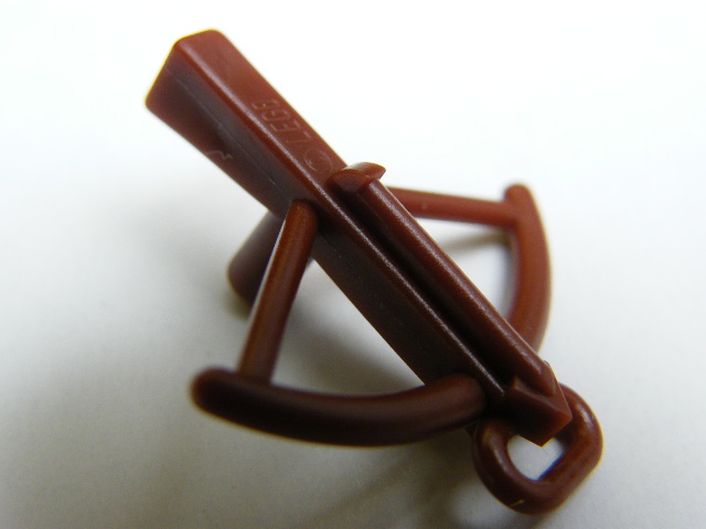 LEGO 2570 Reddish Brown Minifigure, Weapon Crossbow