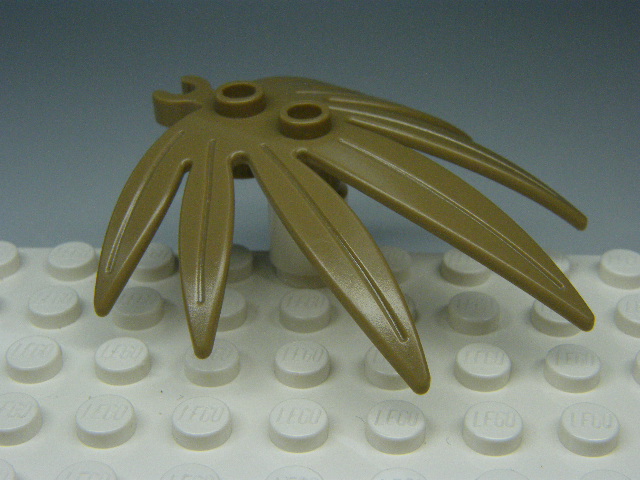 LEGO TM. BÉŽOVÝ LIST PALMY ŠIROKÝ