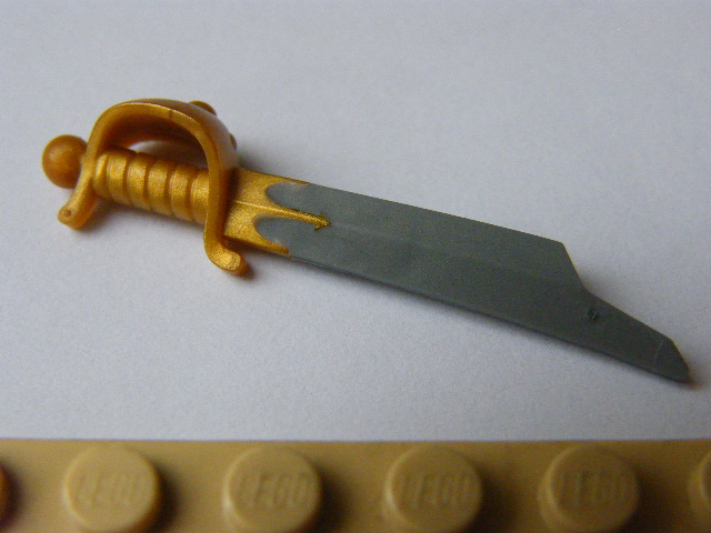 LEGO MEČ ZLATÝ