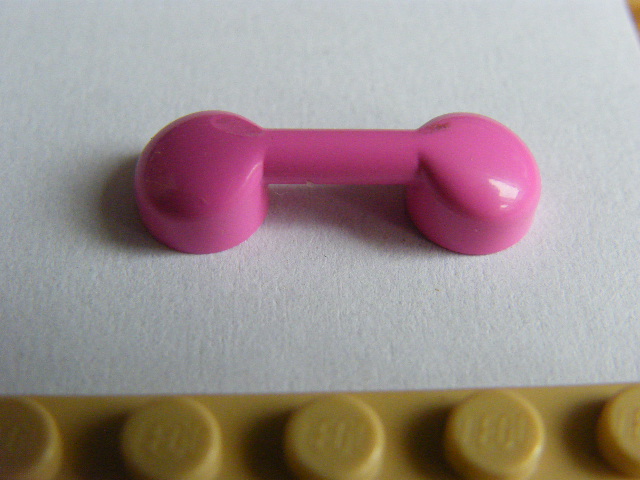 LEGO TELEFONNÍ SLUCHÁTKO RŮŽOVÉ