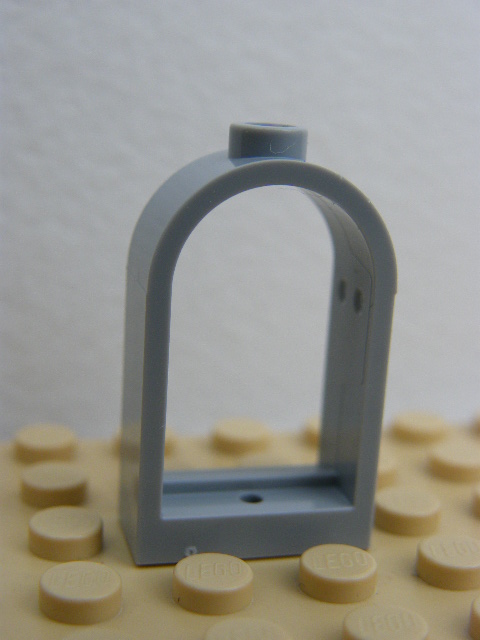 LEGO 30044 - RÁM OKNA ŠEDÝ PŮLKULATÝ