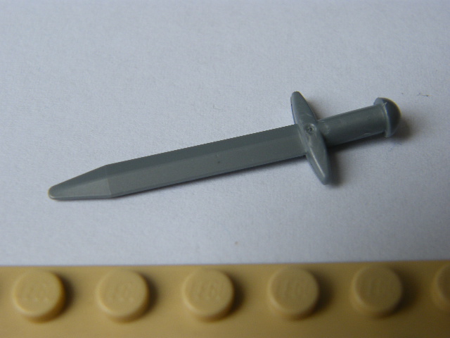 LEGO 18031 - Flat Silver Minifig, Weapon Sword