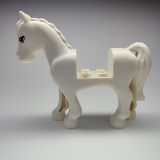 LEGO 93083c01pb02 - KŮŇ BÍLÝ FRIENDS