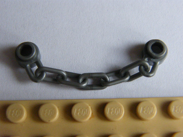 LEGO 92338 - ŘETĚZ MALÝ TM. ŠEDÝ