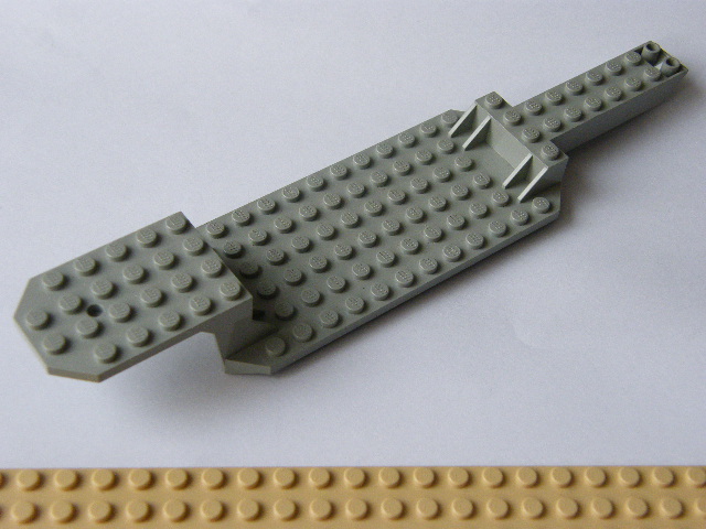 LEGO VELKÝ PODVOZEK TMAVĚ ŠEDÝ