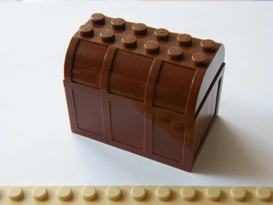 LEGO TRUHLA VELKÁ HNĚDÁ