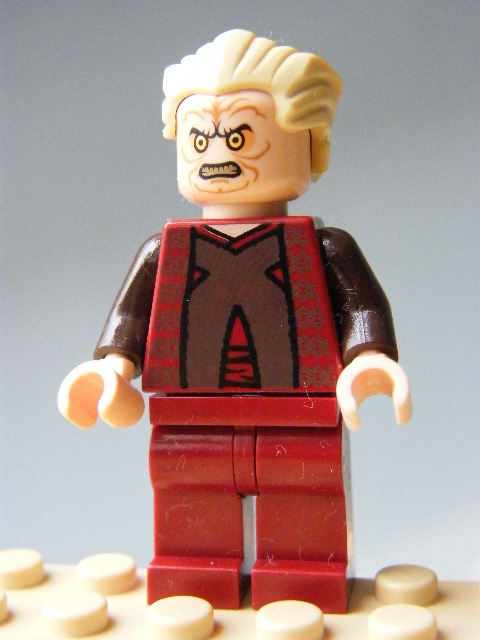 LEGO sw0418 - Chancellor Palpatine - Dual Sided Head