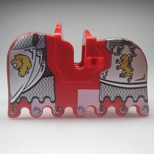 LEGO 2490pb08 - BRNĚNÍ NA KONĚ /Gold Lions/