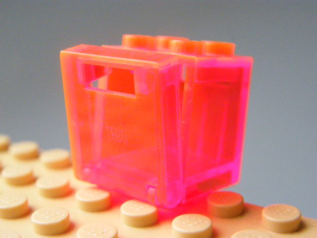 LEGO SKŘÍŇKA MALÁ TRANSP. ORANŽOVÁ