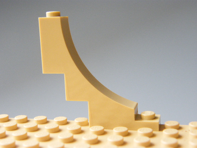 LEGO 30099 Tan Brick, Arch 1 x 5 x 4 Inverted