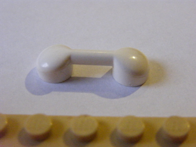LEGO TELEFONNÍ SLUCHÁTKO BÍLÉ