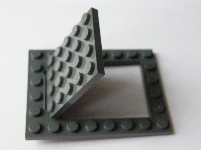 LEGO VÝKLOPNÁ VRATA TM. ŠEDÁ