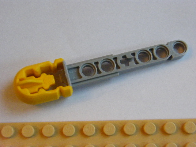 LEGO 57028c04 Technic Competition Arrow, Liftarm Shaft with Hollow Yellow