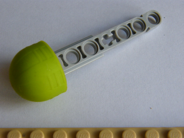 LEGO 32133ac05 Technic Competition Arrow, Liftarm Shaft with Solid Lime Rubber End