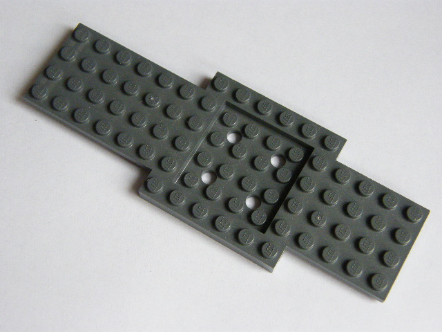 LEGO PODVOZEK AUTA ŠEDÝ - NOVINKA