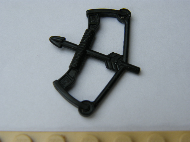 LEGO 10258 Black Minifigure, Weapon Compound Bow with Arrow