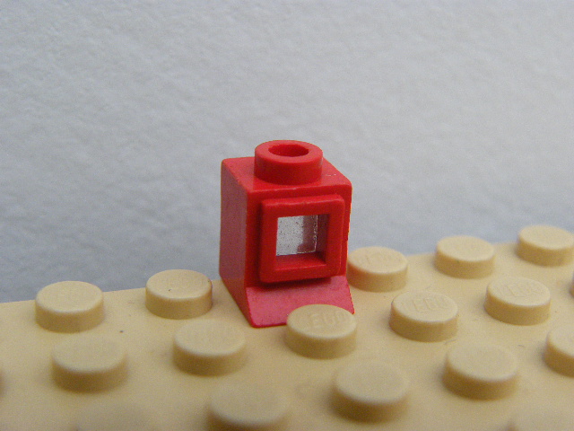 LEGO OKNO 1X1 ČERVENÉ