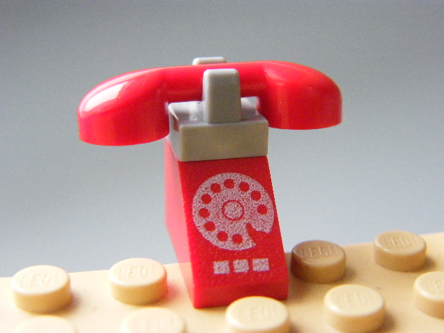 LEGO TELEFON ČERVENÝ