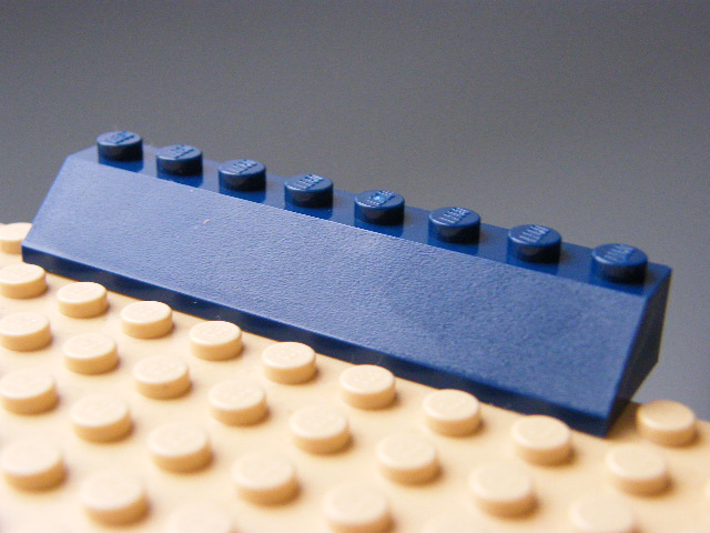 LEGO 4445 - Dark Blue Slope 45 2 x 8
