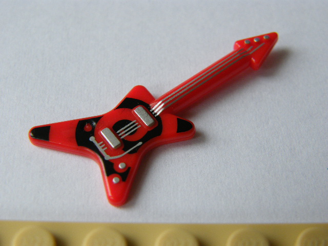 LEGO KYTARA ČERVENÁ