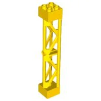 LEGO 58827 - Yellow Support 2 x 2 x 10 Girder Triangular Vertical