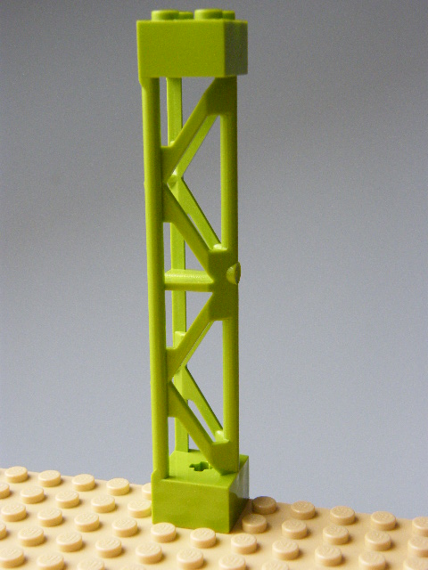 LEGO 58827 - Lime Support 2 x 2 x 10 Girder Triangular Vertical
