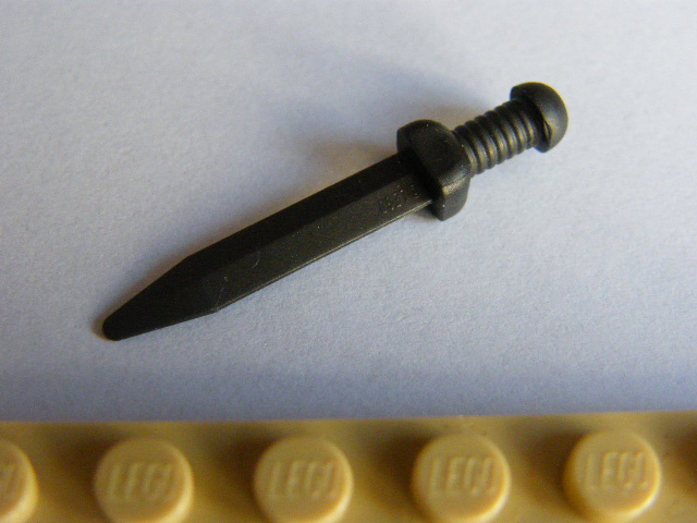 LEGO MALÝ MEČ TMAVÝ