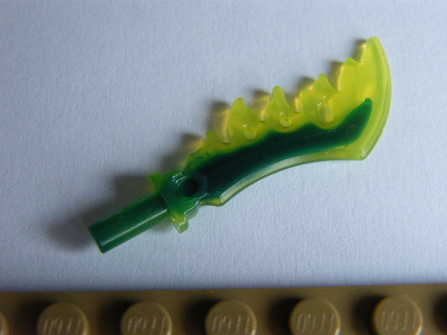 LEGO NINJAGO ZBRAŇ 19858pb01 - Trans-Neon Green