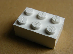 LEGO 3002 - KOSTKA 3X2 BÍLÁ
