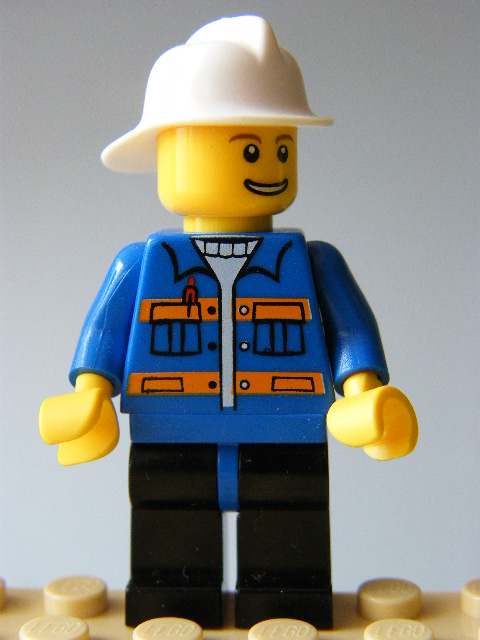 LEGO 113 PRACOVNÍK S VESTOU A PŘILBOU