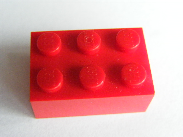 LEGO 3002 - KOSTKA 3X2 ČERVENÁ